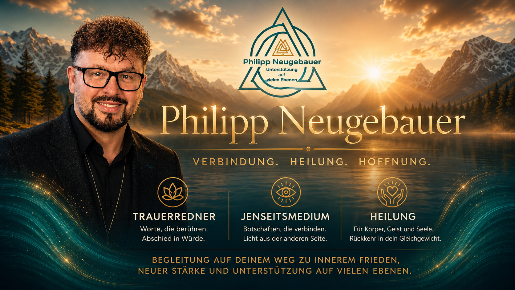 Philipp Neugebauer – Verbindung. Heilung. Hoffnung. Trauerredner, Jenseitsmedium, Heilung
